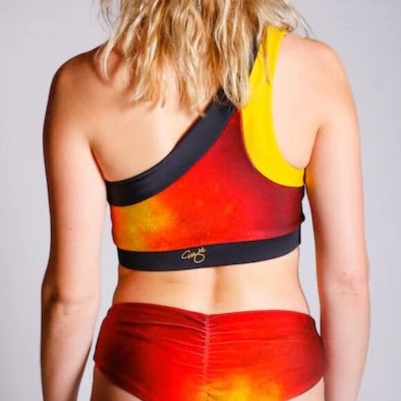 Fire Sports Bra - One Shoulder - Picture 10 of 12